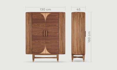 50539 A Armoire Olympe 130x45xH160cm SITE A1 DIM